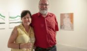 S manželkou Věrou v Galerii Města Loun (2019)