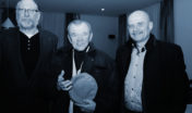 S lounskými starosty Emilem Vollkmannem (1990 – 2002) a Radovanem Šabatou (2014 – 2019)